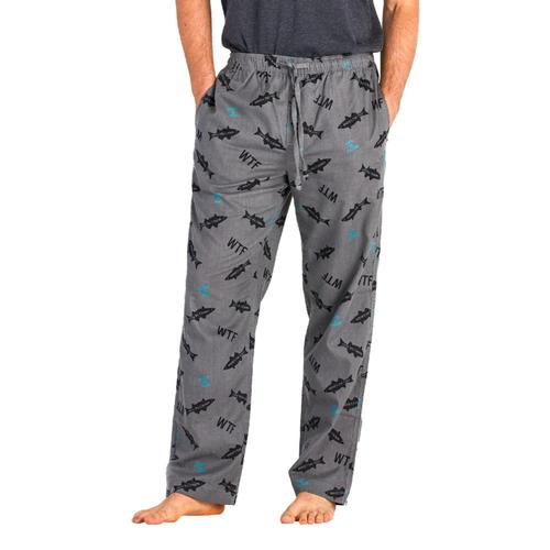 Life is Good Men's WTF Toss Print Classic Sleep Pants Slategrey