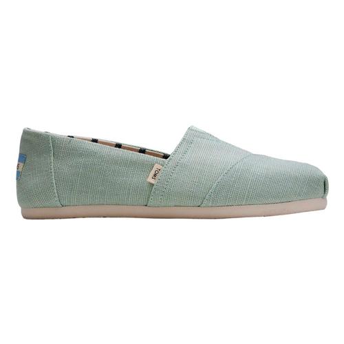 TOMS Women's Mint Heritage Canvas Classics Venice Collection Shoes Mint.Her.Canv