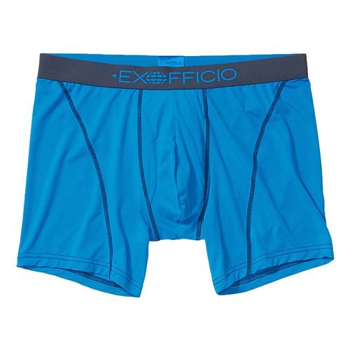 ExOfficio Men's Give-N-Go 2.0 Sport Mesh 6in Boxer Brief Blue_5419