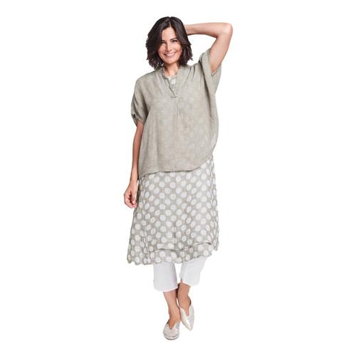 FLAX Women's Spartan Pullover in Gauze Sandgauze