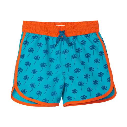 Hatley Boys Tropical Palms Swim Shorts Baltic