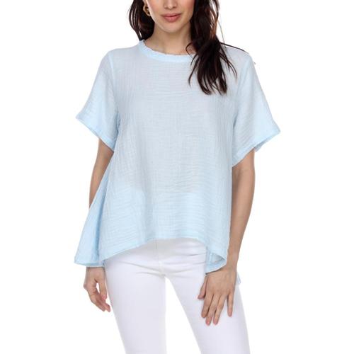 Honest Cotton Women's Tuscan Top Babyblue