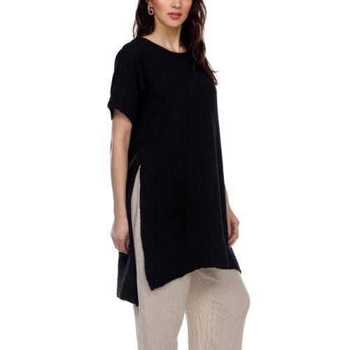 Honest Cotton Women's Laguna Tunic Black