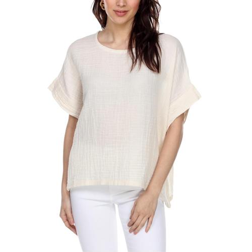 Honest Cotton Women's Boxy Tee Cream