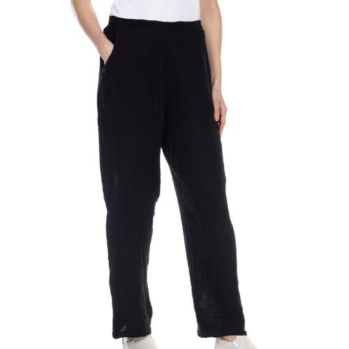Honest Cotton Women's Tapered Pants Black