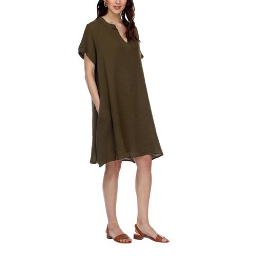 Honest Cotton Women's Chelsea Dress Olive