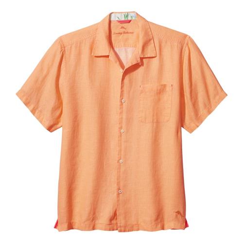 Tommy Bahama Men's Sea Glass Camp Shirt Peach_18006