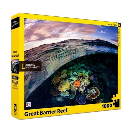 New York Puzzle Company National Geographic Great Barrier Reef 1000 Piece Jigsaw Puzzle