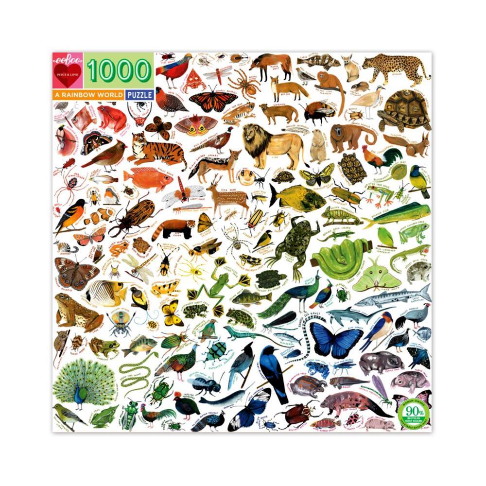 Eeboo A Rainbow World 1000 Piece Jigsaw Puzzle