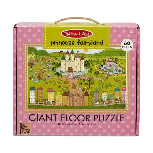 Melissa & Doug Natural Play Floor Jigsaw Puzzle: Princess Fairyland