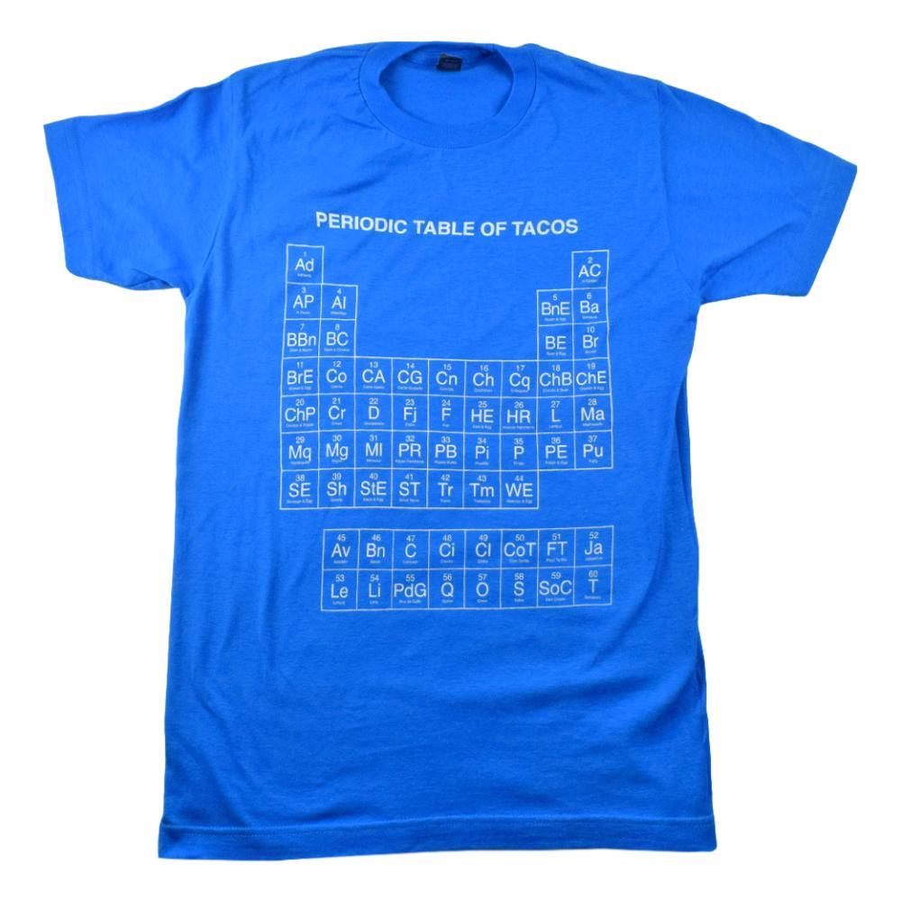 BarbacoApparel Periodic Table of Tacos T-Shirt BLUE