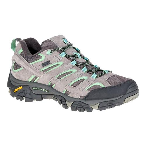 Merrell Women's Moab 2 Waterproof Hiking Shoes - Wide Drizzle