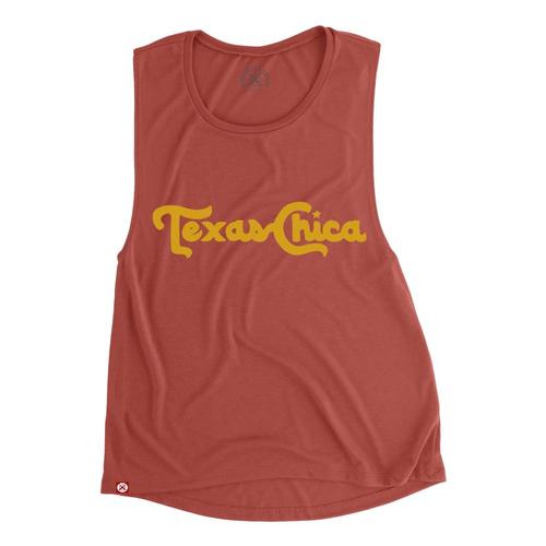 Tumbleweed Texstyles Women's Texas Chica Muscle Tank Paprika