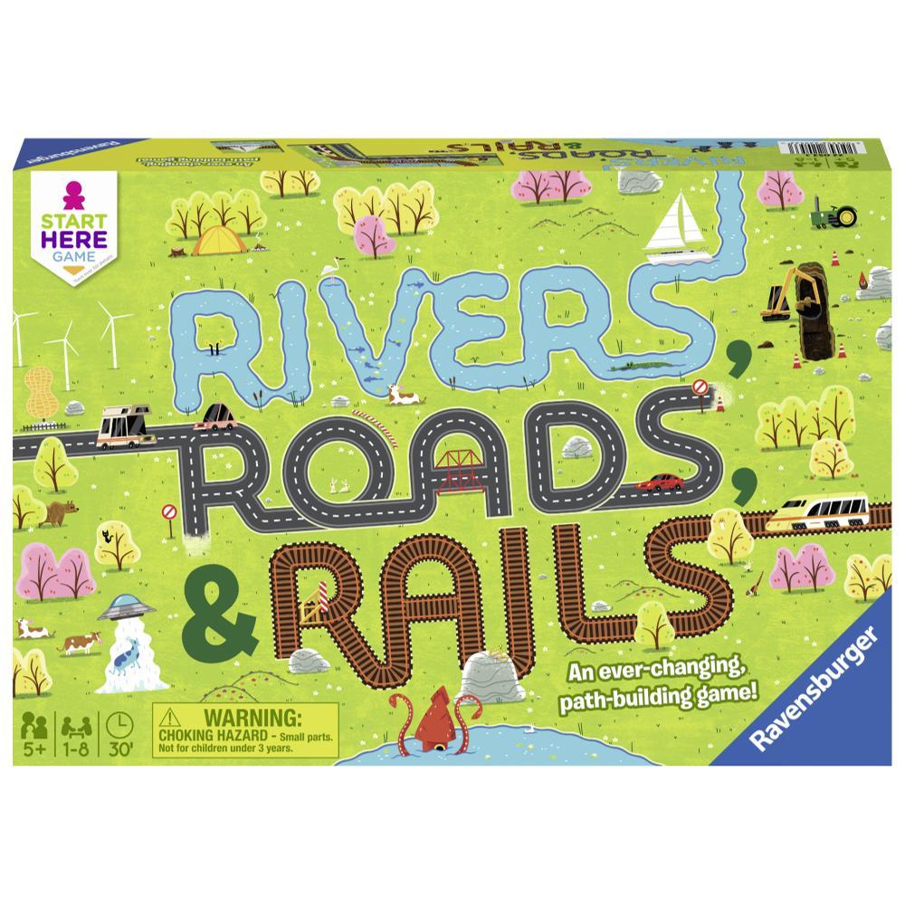  Ravensburger Rivers, Roads & Rails Game