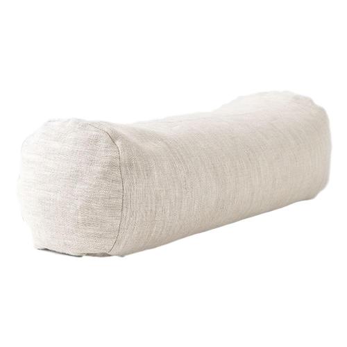 Halfmoon Mini Cylindrical Bolster - Limited Edition Natural_linen