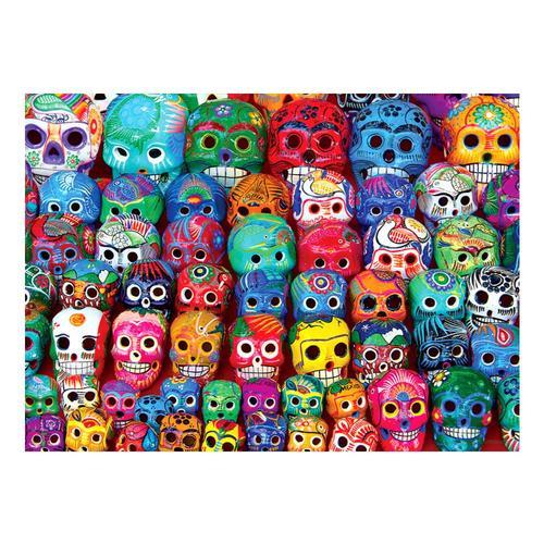 EuroGraphics Traditional Mexican Skulls 1000 Piece Jigsaw Puzzle
