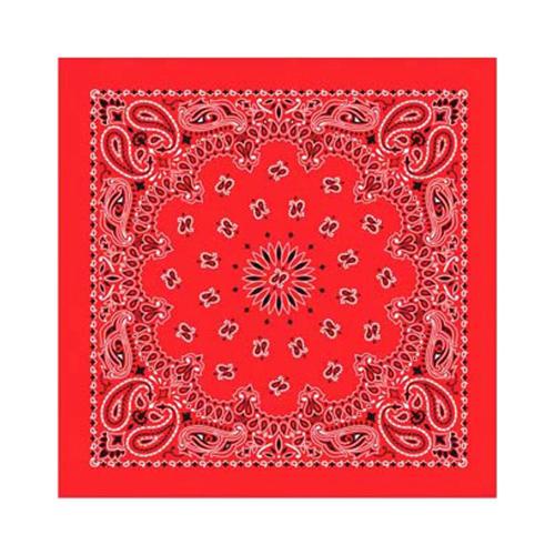 Paisley Bandana Red