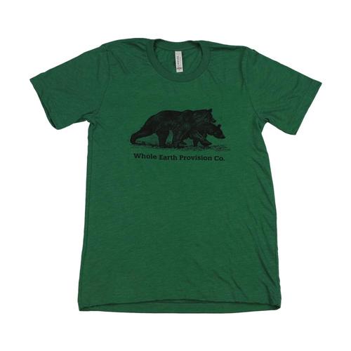 Whole Earth Unisex Bear T-Shirt G.Greentri