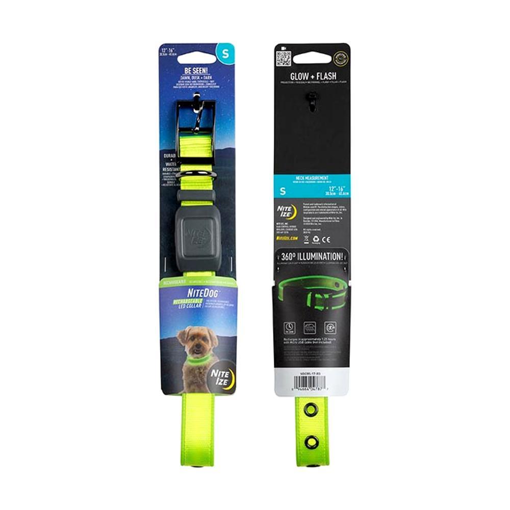 Nite Ize NiteDog Rechargeable LED Collar - Small LIME_GRN_LED