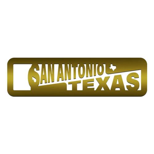 Zootility San Antonio Brass Bottle Opener
