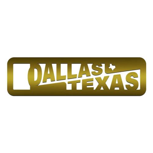 Zootility Dallas Brass Bottle Opener