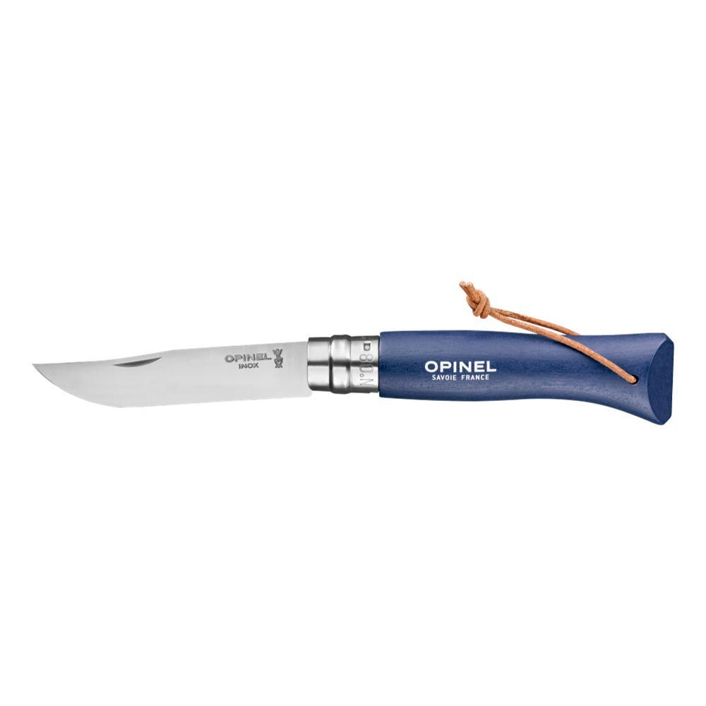 Opinel No.8 Stainless Steel Pocket Knife BLUE