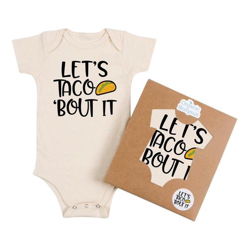 Morado Designs Infant Taco About It Bodysuit Natural