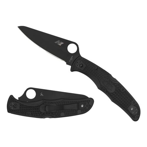 Spyderco Pacific Salt 2 Black Blade Knife Black