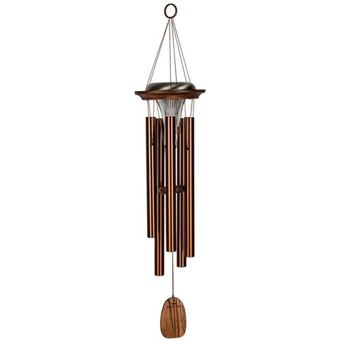 Woodstock Chimes Moonlight Solar Chime - Bronze