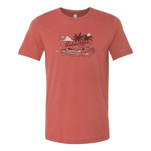 The Landmark Project Unisex Balmorhea State Park Tee Rust