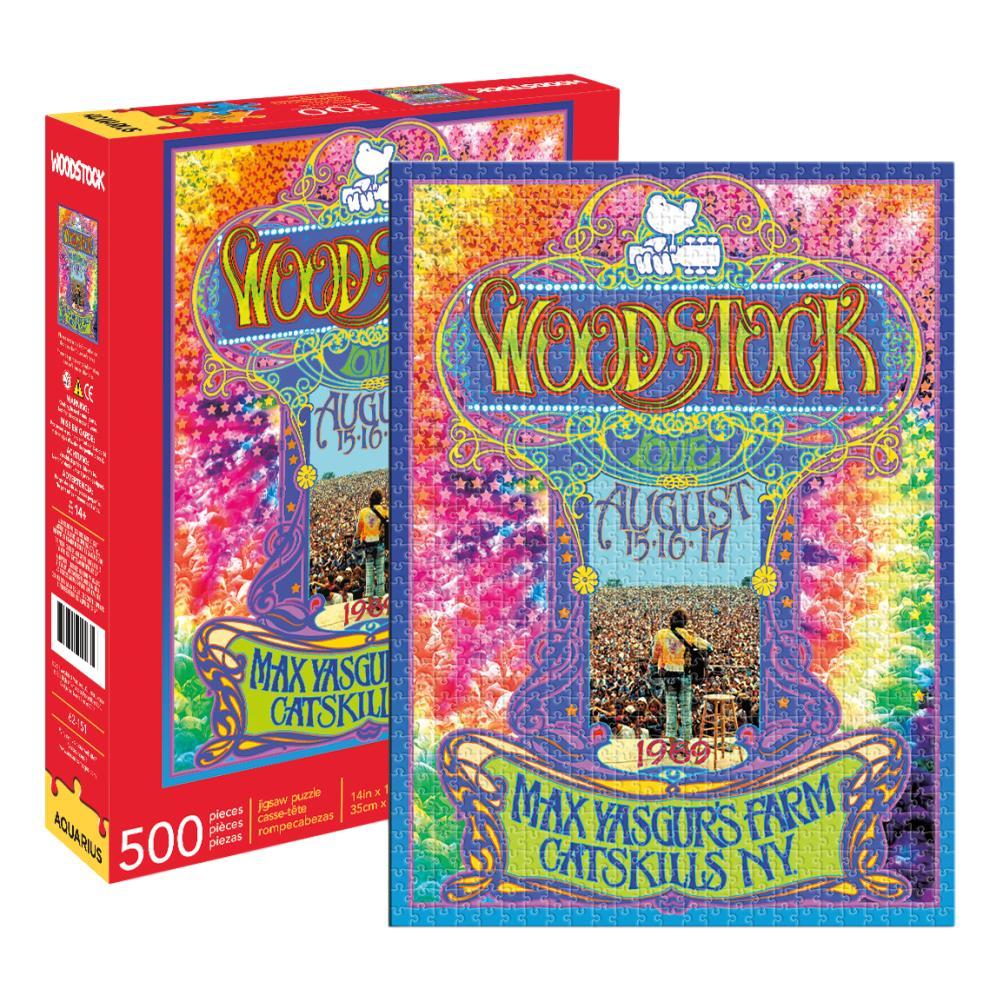Aquarius Woodstock Collage 500 Piece Jigsaw Puzzle