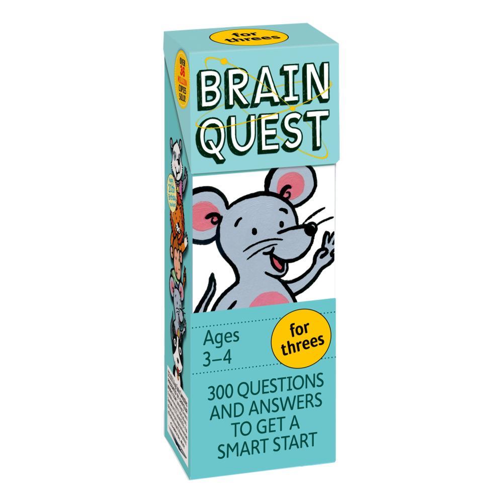  Brain Quest For Threes, Revised 4th Edition By Chris Welles Feder And Susan Bishay