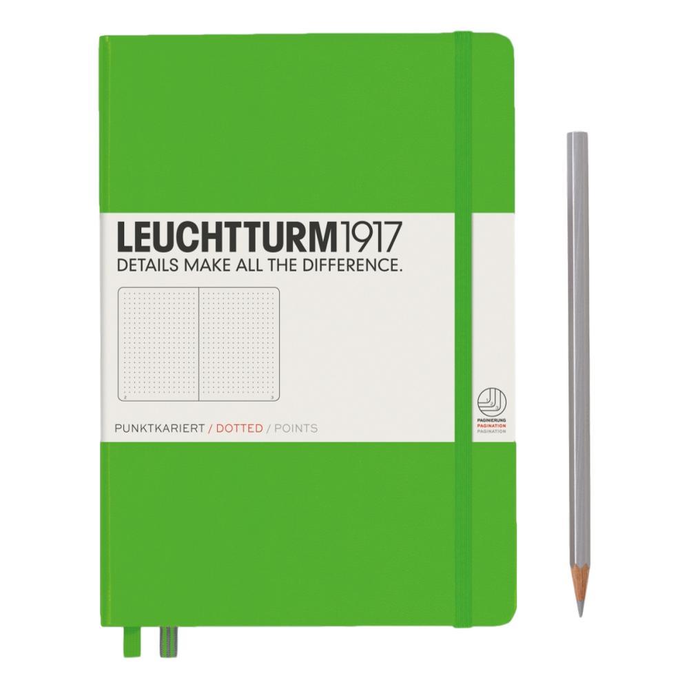 Leuchtturm1917 Hardcover Medium Dotted Notebook FRESH_GREEN