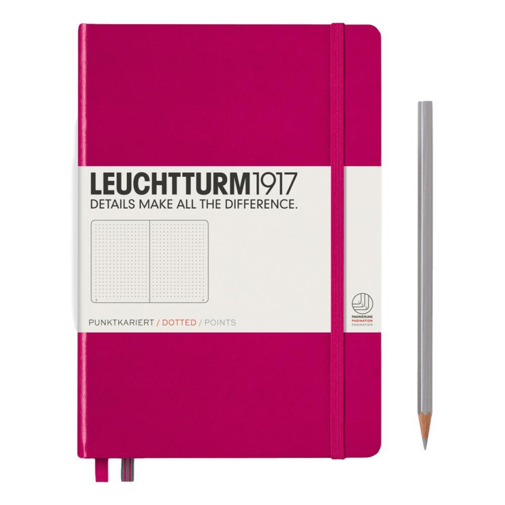 Leuchtturm1917 Hardcover Medium Dotted Notebook BERRY