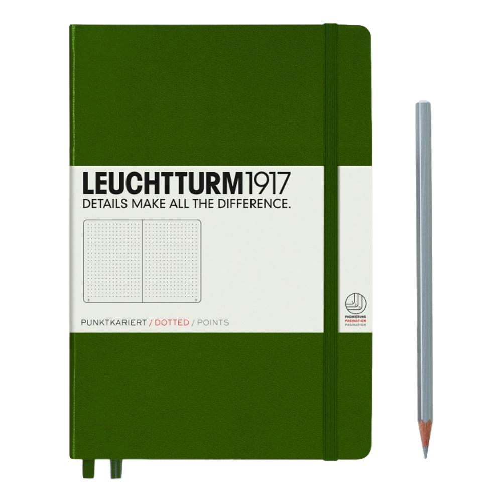Leuchtturm1917 Hardcover Medium Dotted Notebook ARMY
