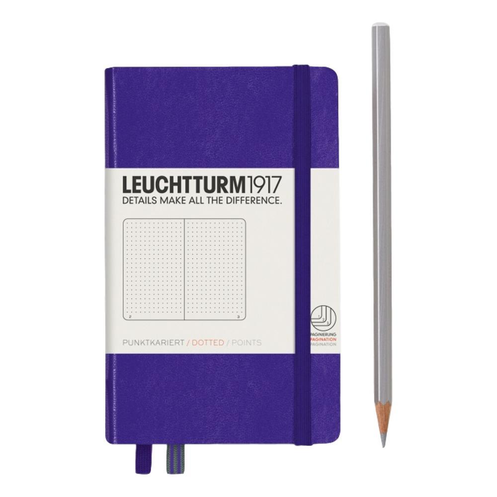 Leuchtturm1917 Hardcover Dotted Pocket Notebook PURPLE