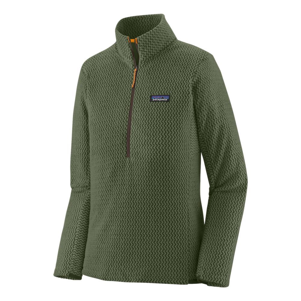 Patagonia Women's R1 Air Zip-Neck Pullover GREEN_TPGN