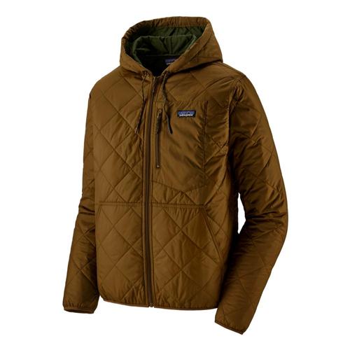 Patagonia Men's Diamond Quilted Bomber Hoody Brown_owbr