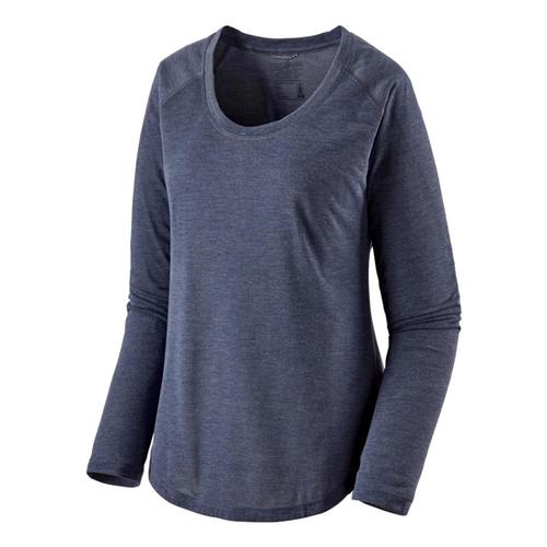 Patagonia Women's Long-Sleeved Capilene Cool Trail Shirt Navy_cny