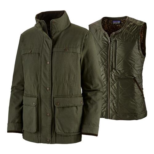 Patagonia Woman's Prairie Dawn 3-in-1 Barn Coat Green_bsng
