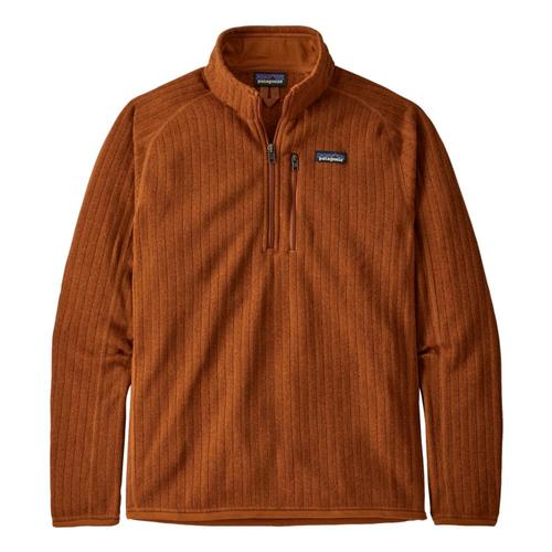 Patagonia Men's Better Sweater Rib Knit 1/4-Zip Fleece Wood_wobk