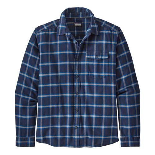 Patagonia Men's Long-Sleeved Lightweight Fjord Flannel Shirt Navy_grnn