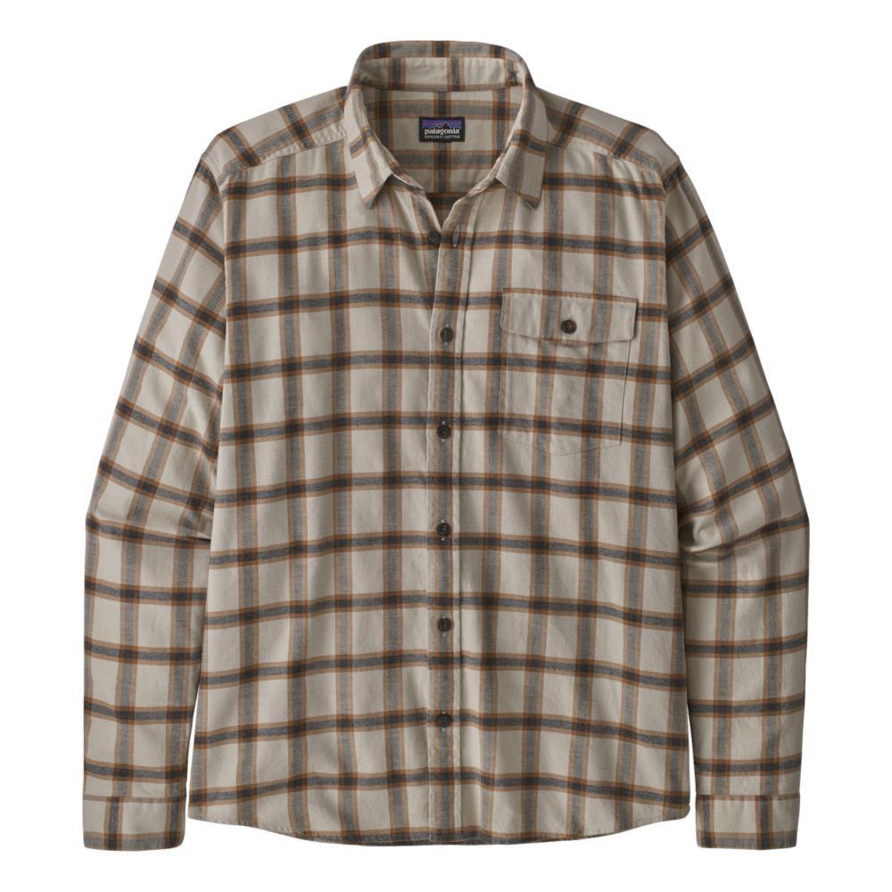 Patagonia Men's Long-Sleeved Lightweight Fjord Flannel Shirt PUMICE_GRPU