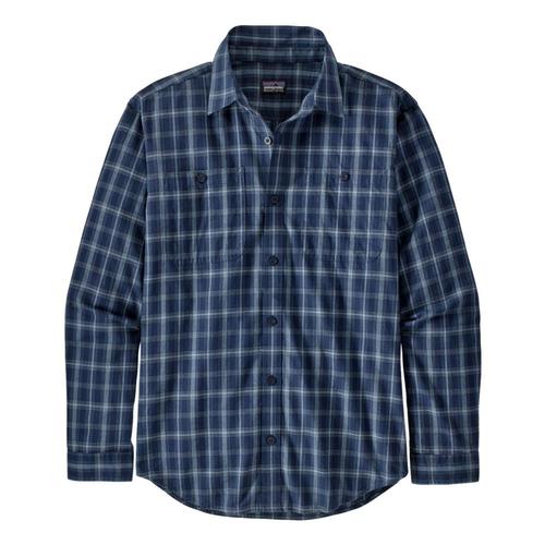 Patagonia Men's Long-Sleeved Organic Pima Cotton Shirt Blue_brsb