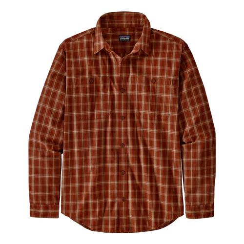 Patagonia Men's Long-Sleeved Organic Pima Cotton Shirt Red_brbr