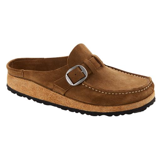 Birkenstock Women's Buckley Suede Leather Clogs - Narrow Tea.Sd