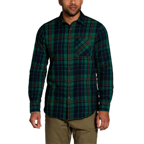 The North Face Men's Long Sleeve Hayden Pass 2.0 Shirt Green_tw9