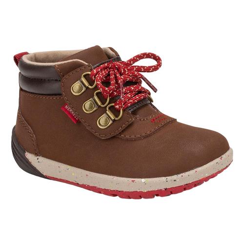Merrell Little Kids Bare Steps Boots Jr. 2.0 Brown