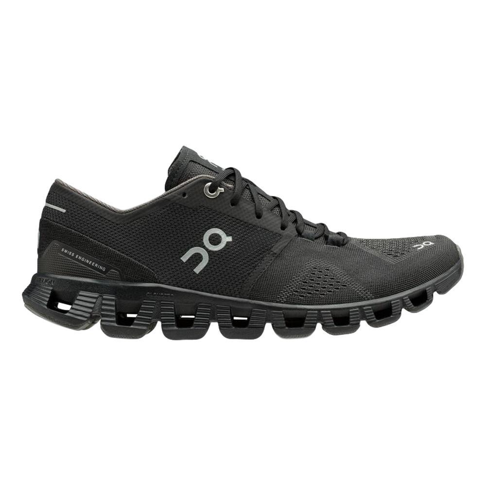 On Women's Cloud X Running Shoes BLK.ASPH