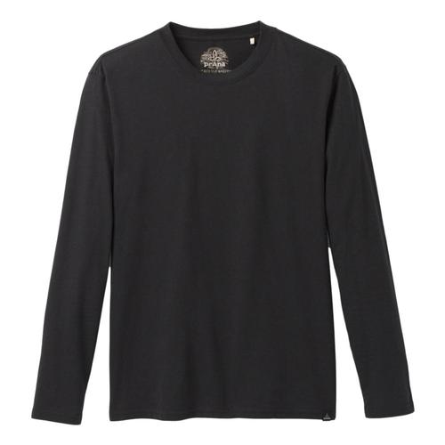 prAna Men's Long Sleeve T-Shirt Black